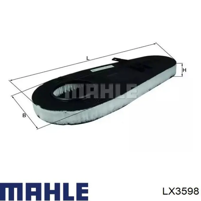 Comprar LX3598 Mahle Original Filtro de aire