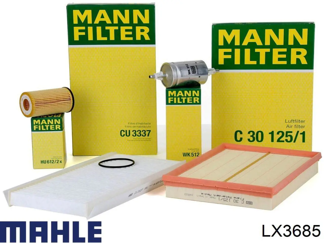 Filtro aire Mahle Original LX3685