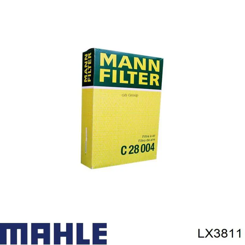 LX3811 Mahle Original filtro de aire