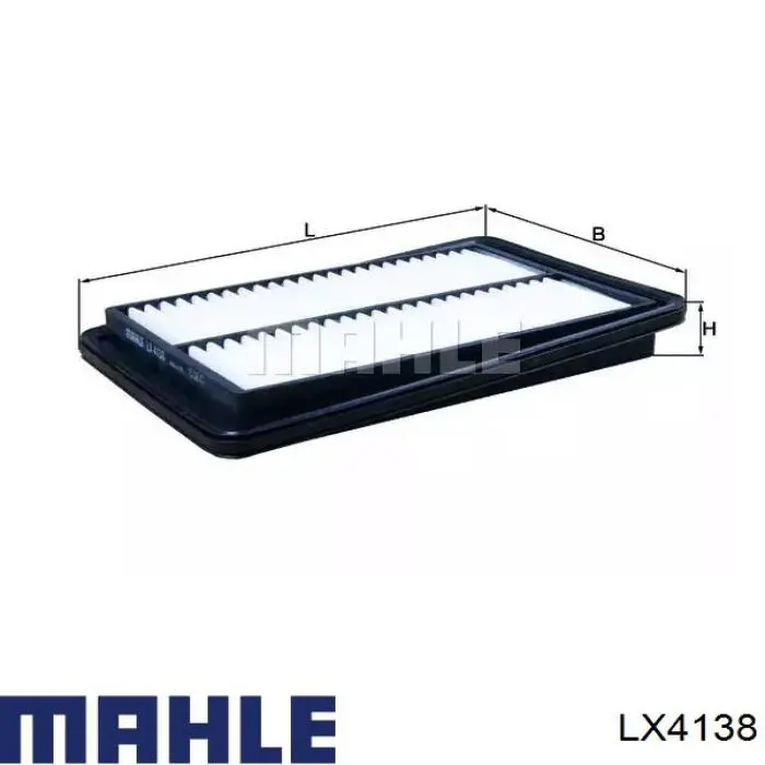 El filtro de aire Mahle Original LX4138 precio, desde 9,61 EUR
