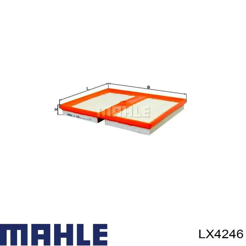 El filtro de aire Mahle Original LX4246 precio, desde 13,62 EUR