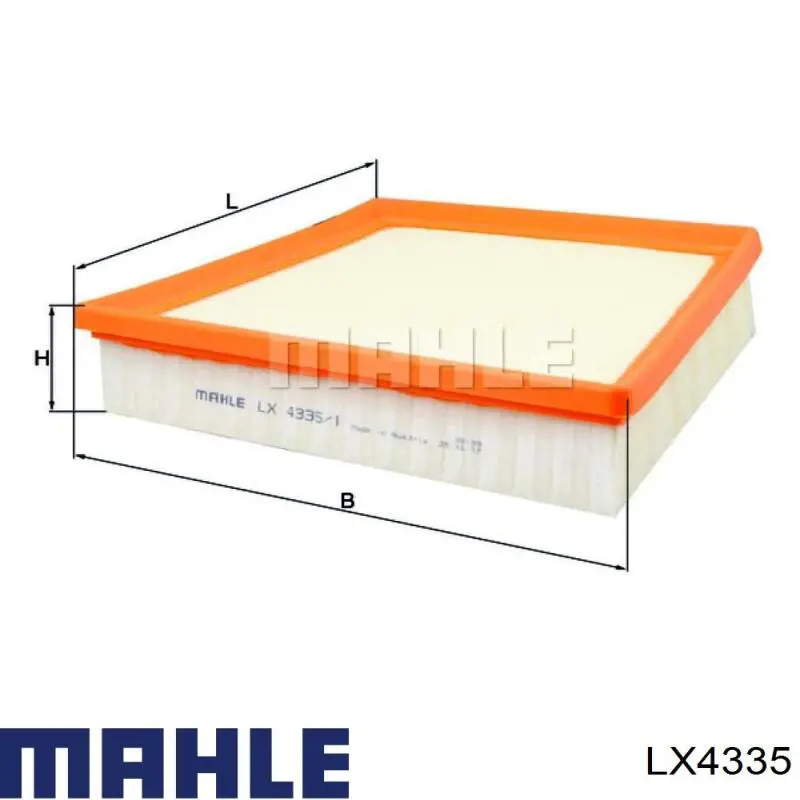 LX4335 Mahle Original filtro de aire