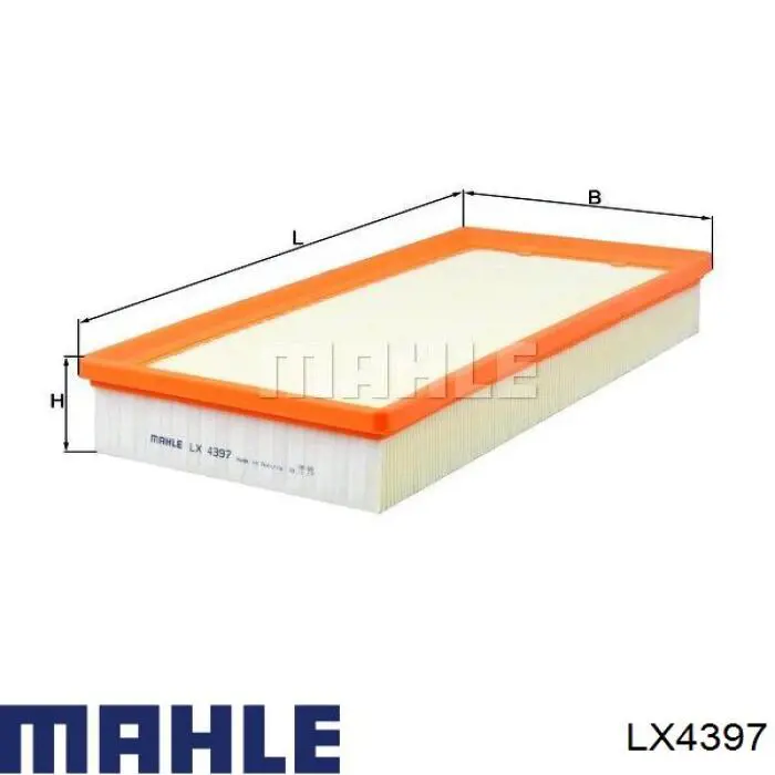 El filtro de aire Mahle Original LX4397 precio, desde 16,34 EUR