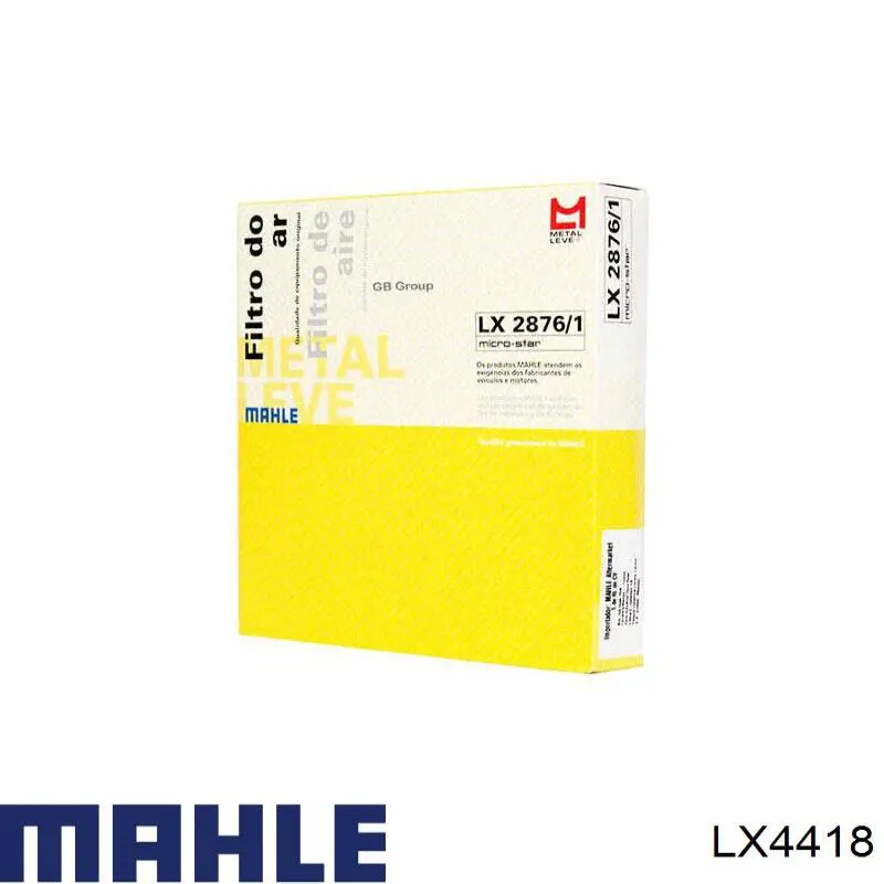 LX4418 Mahle Original filtro de aire