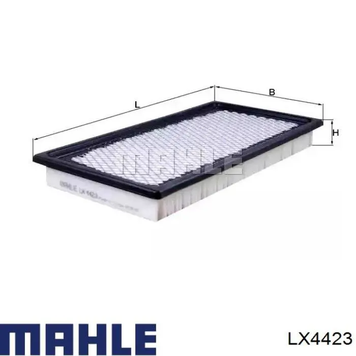 LX4423 Mahle Original Filtro de aire de motor