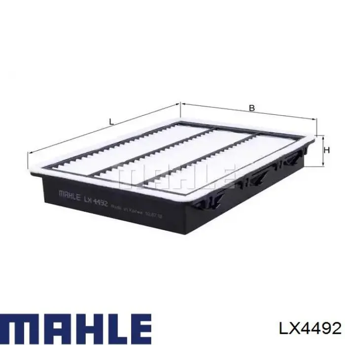 LX4492 Mahle Original filtro de aire