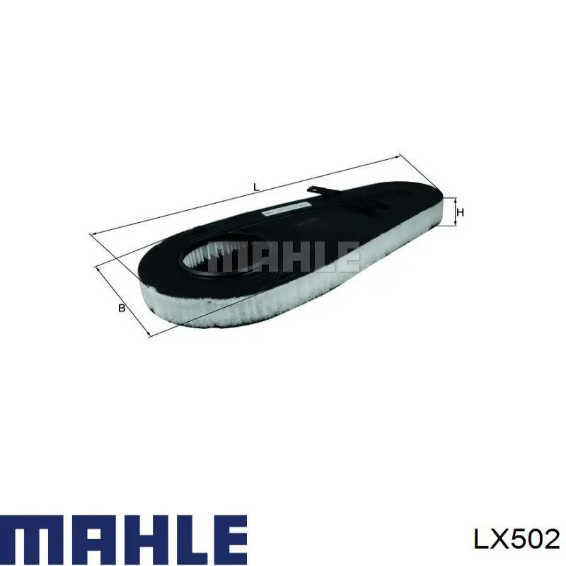 LX502 Mahle Original filtro de aire