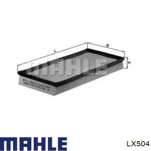 El filtro de aire Mahle Original LX504 precio, desde 9,06 EUR