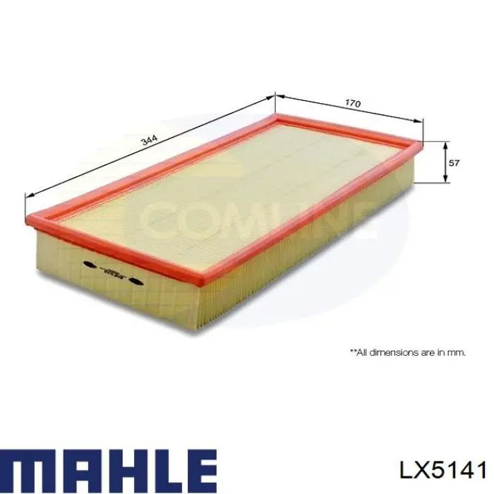 Comprar LX5141 Mahle Original Filtro de aire