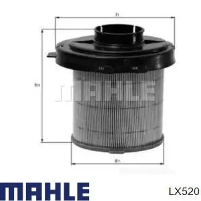 El filtro de aire Mahle Original LX520 precio, desde 5,00 EUR