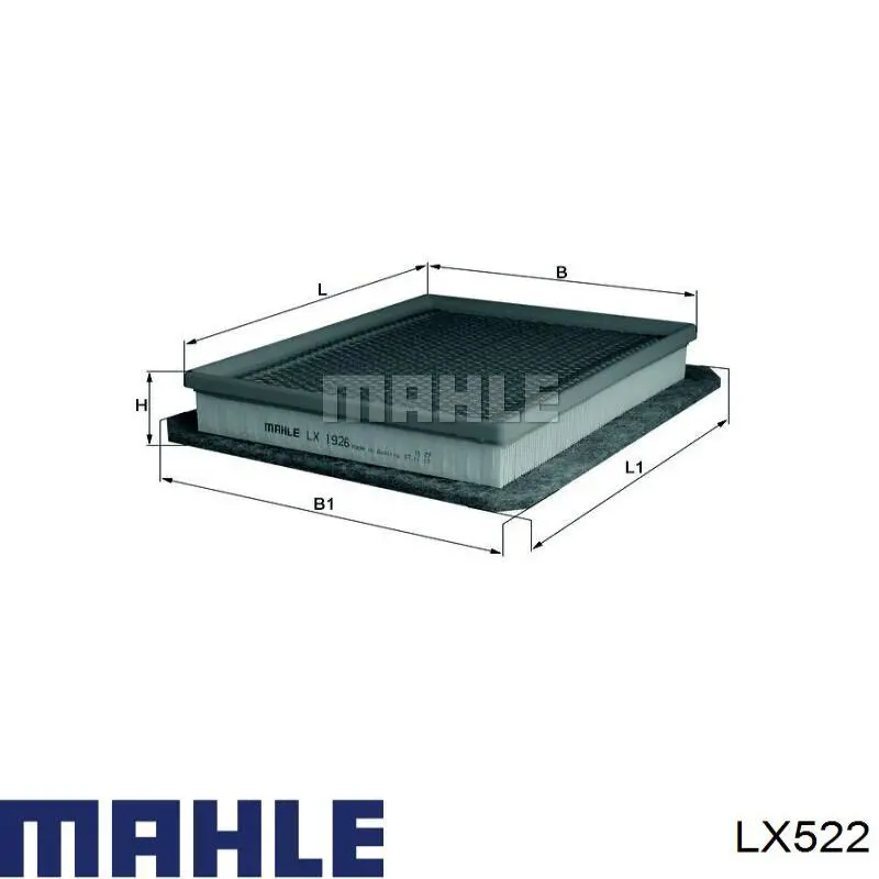 Comprar LX522 Mahle Original Filtro de aire