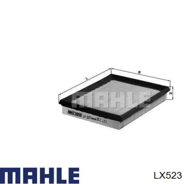 El filtro de aire Mahle Original LX523 precio, desde 4,35 EUR