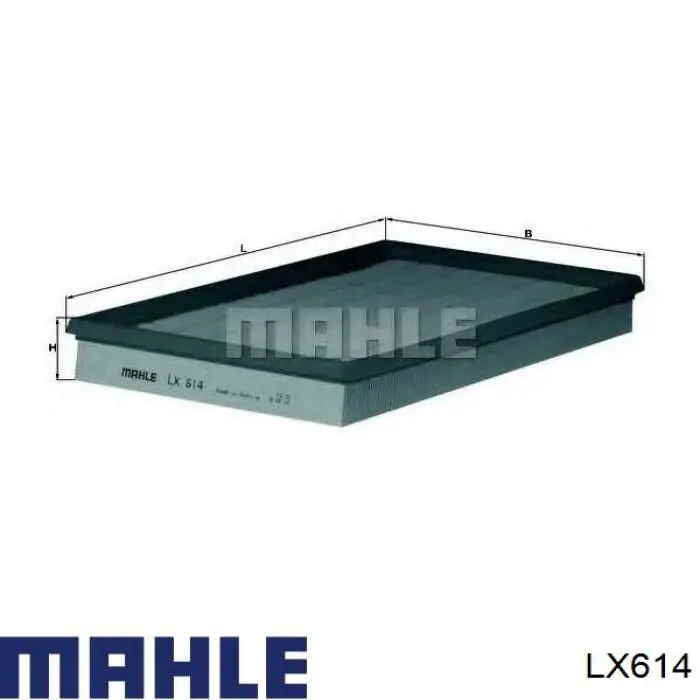 LX614 Mahle Original filtro de aire