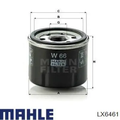 Filtro de aire LX6461 Mahle Original