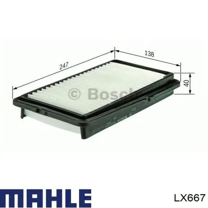 Comprar LX667 Mahle Original Filtro de aire