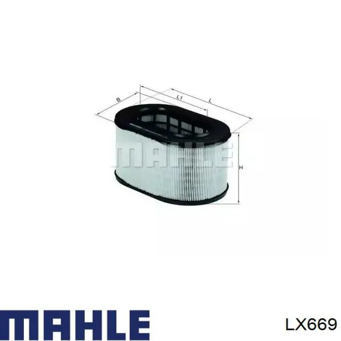 Comprar LX669 Mahle Original Filtro de aire
