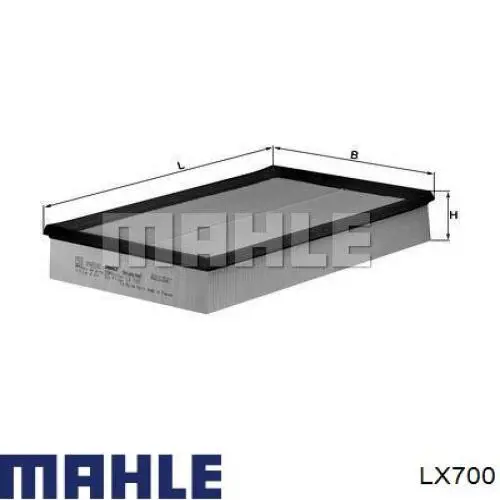 LX700 Mahle Original filtro de aire