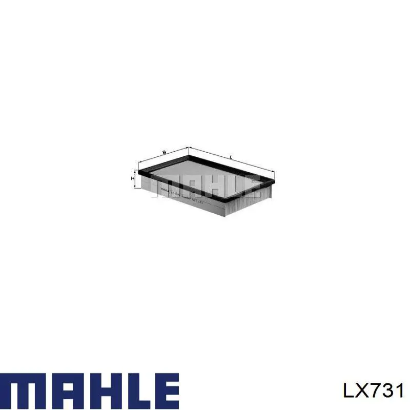 LX731 Mahle Original filtro de aire