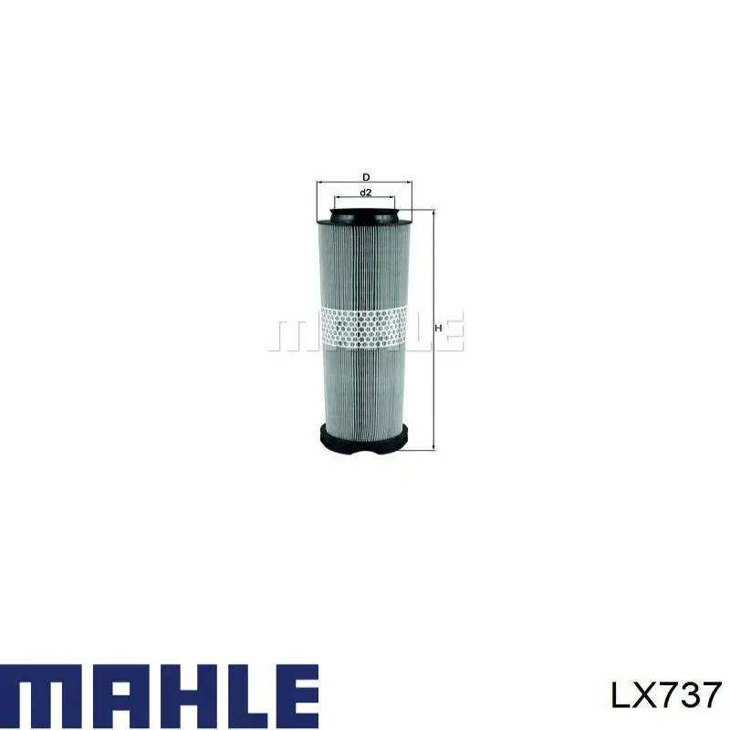 LX737 Mahle Original filtro de aire