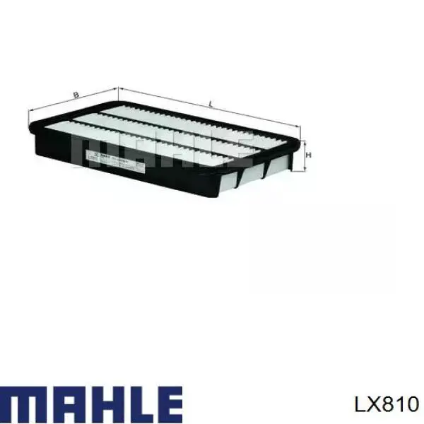 Comprar LX810 Mahle Original Filtro de aire