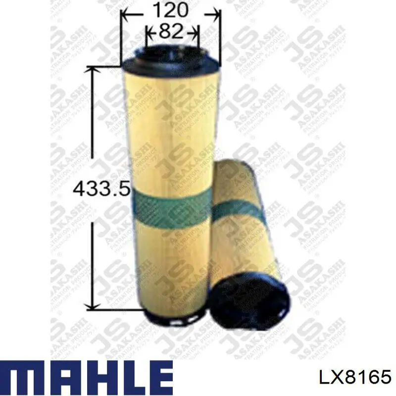 Filtro de aire LX8165 Mahle Original