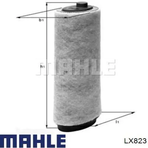 Filtro de aire Mahle Original LX823