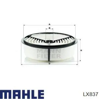 LX837 Mahle Original filtro de aire