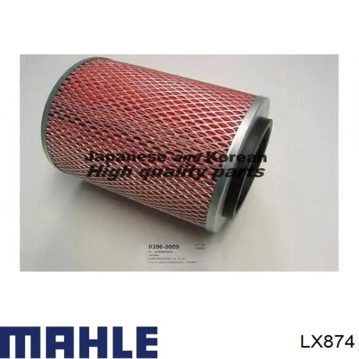 LX874 Mahle Original filtro de aire