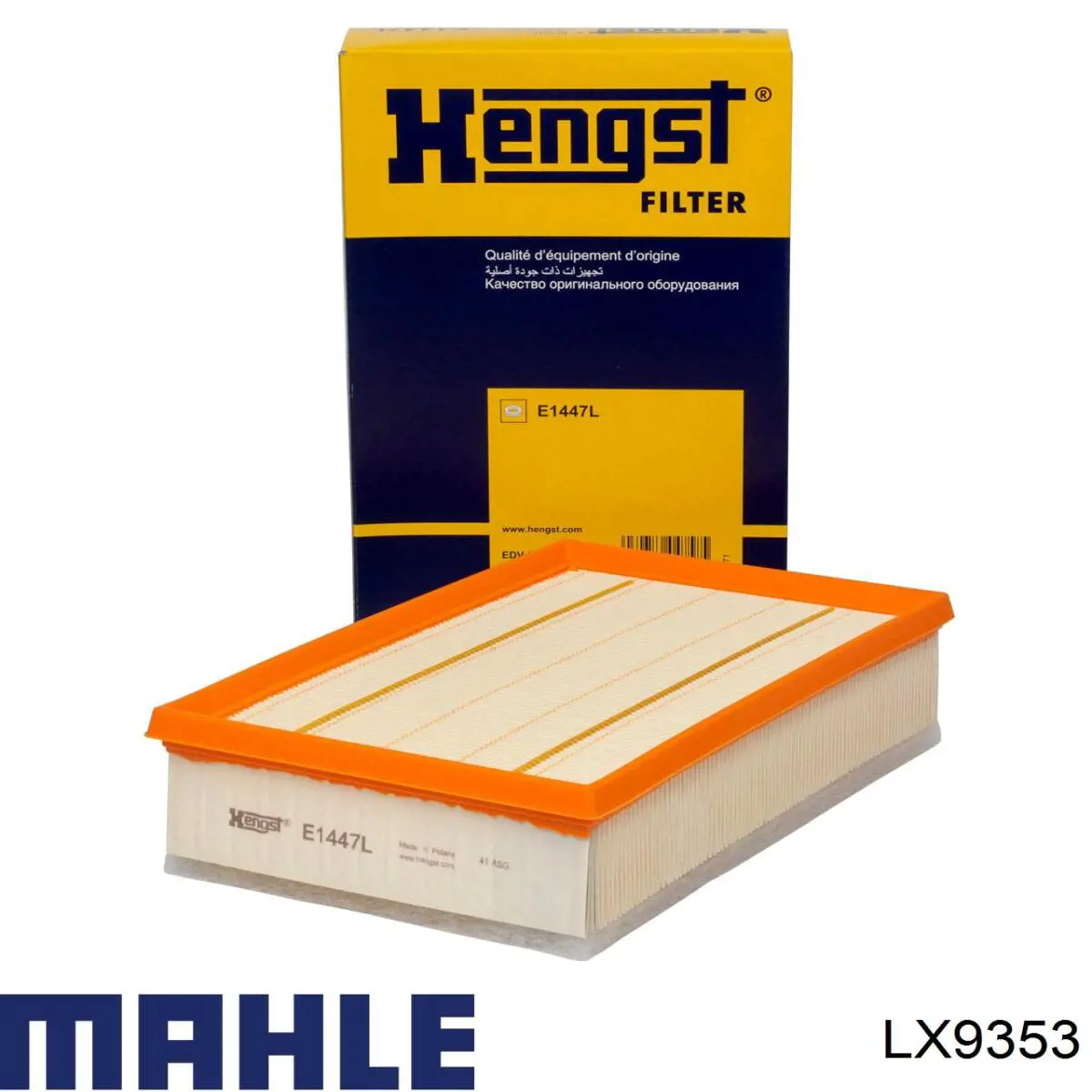 El filtro de aire Mahle Original LX9353 precio, desde 12,18 EUR