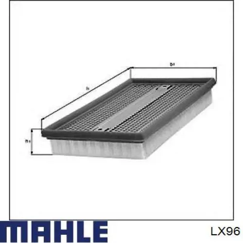 El filtro de aire Mahle Original LX96 precio, desde 11,17 EUR