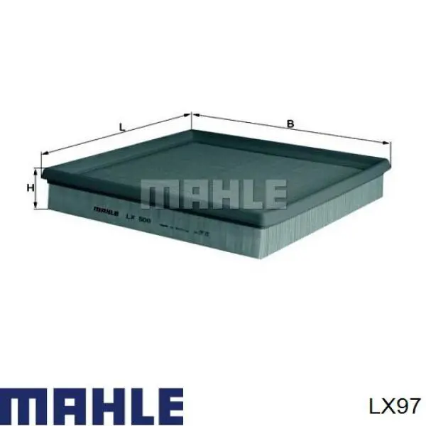 LX97 Mahle Original filtro de aire