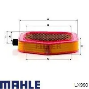 LX990 Mahle Original filtro de aire