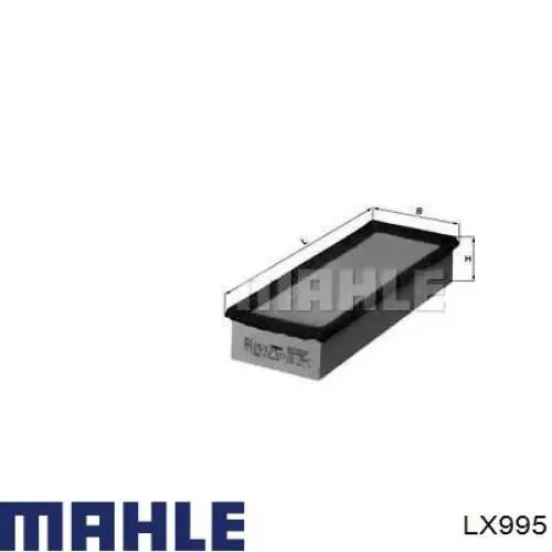 Comprar LX995 Mahle Original Filtro de aire