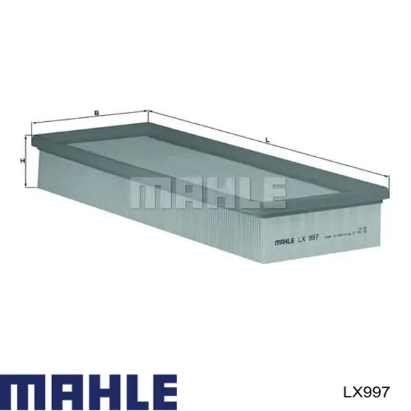 El filtro de aire Mahle Original LX997 precio, desde 7,80 EUR