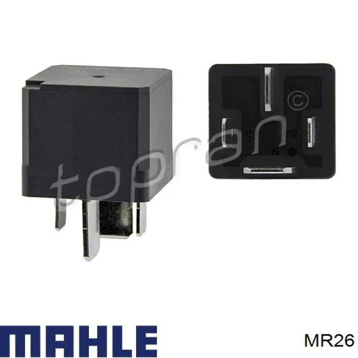 Relé, ventilador de habitáculo MAHLE MR26