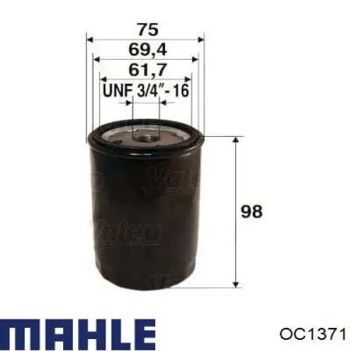 Comprar OC1371 Mahle Original Filtros de aceite