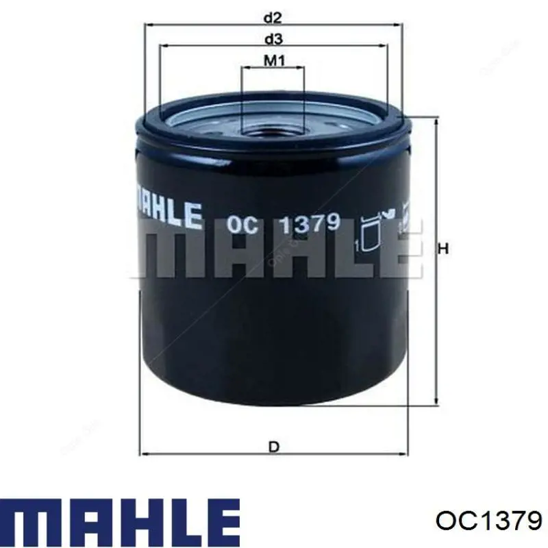Filtro de aceite Mahle Original OC1379 precio, desde 8,82 EUR