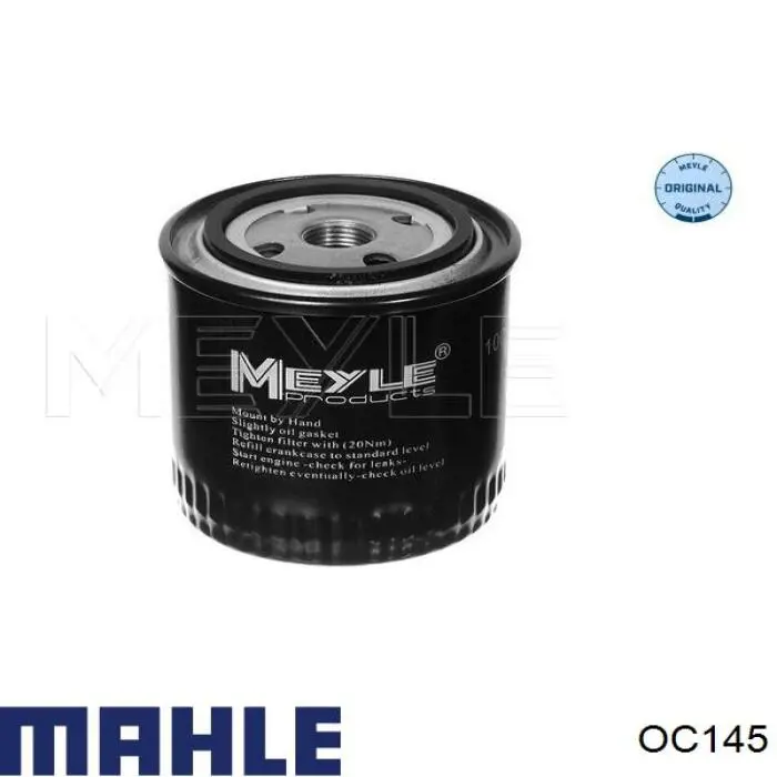 OC145 Mahle Original filtro de aceite