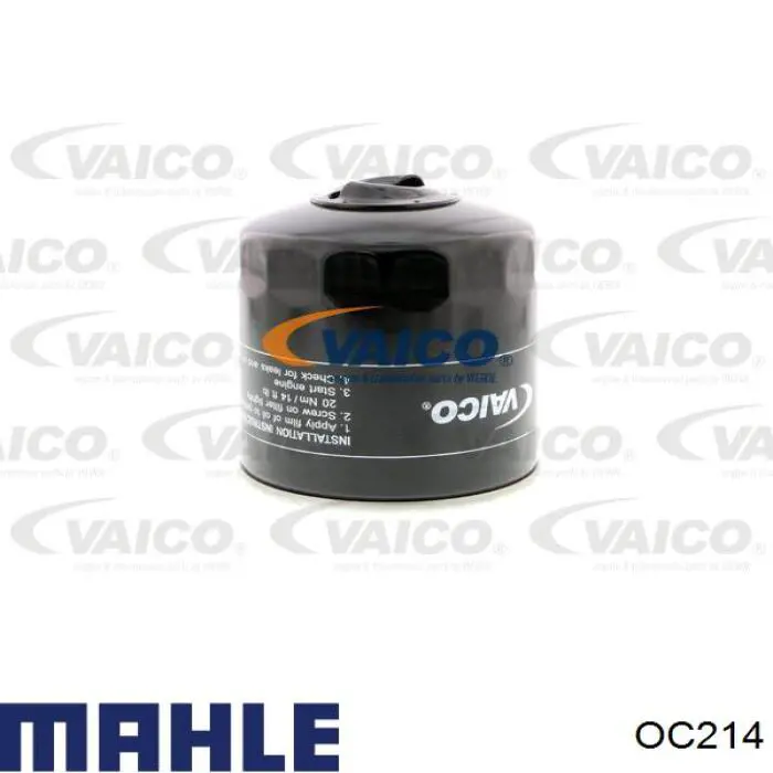 OC214 Mahle Original Filtro aceite