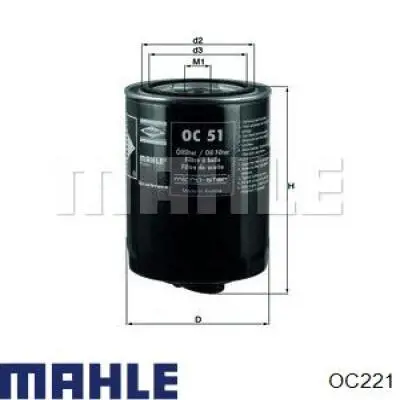 Comprar OC221 Mahle Original Filtros de aceite