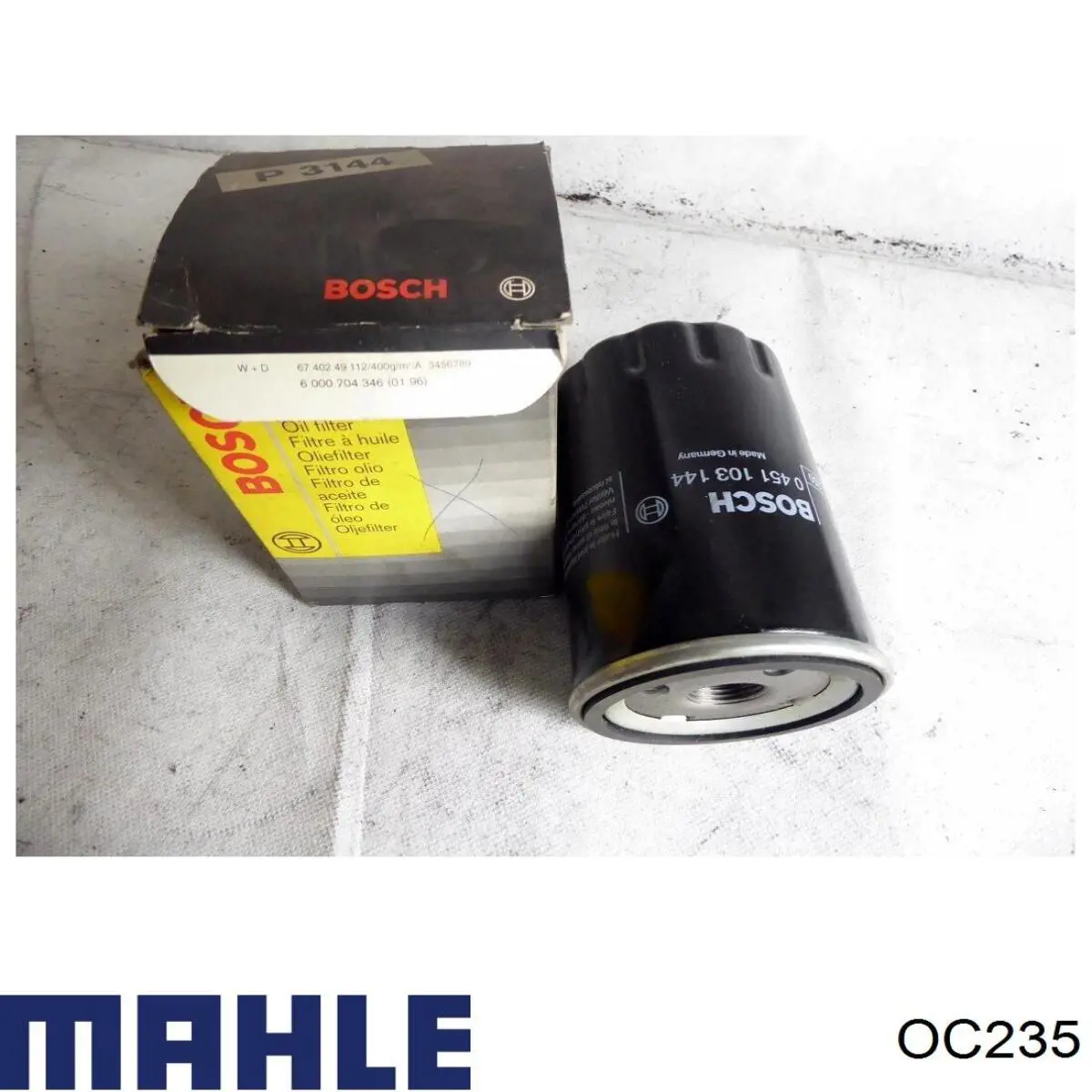 OC235 Mahle Original Filtro aceite