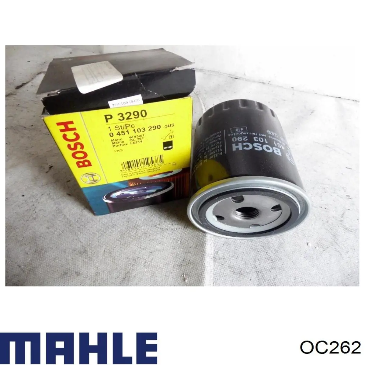 OC262 Mahle Original filtro de aceite