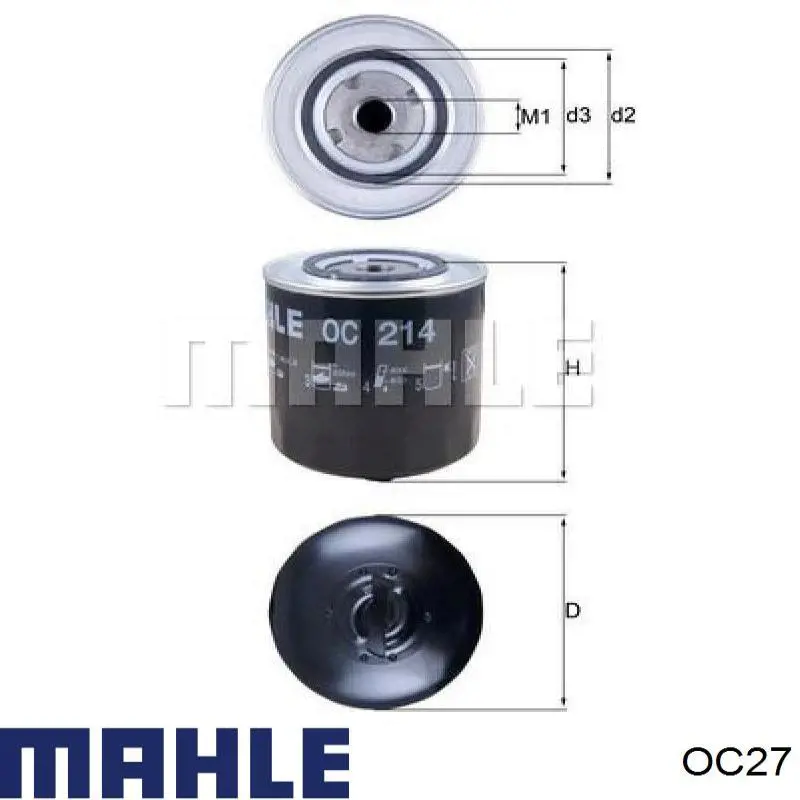 Comprar OC27 Mahle Original Filtros de aceite