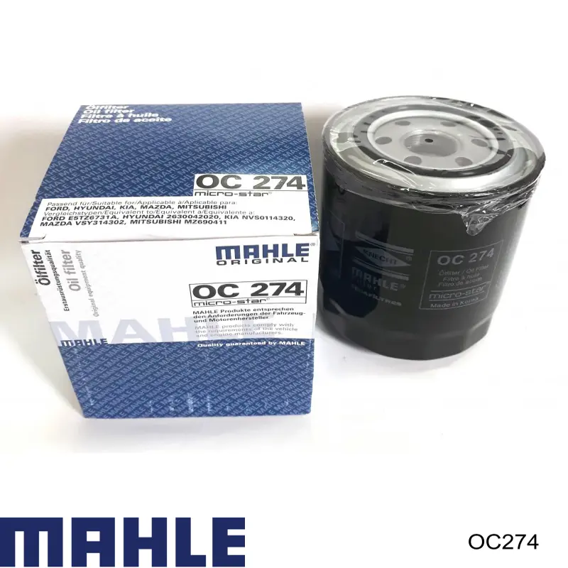 OC274 Mahle Original Filtro aceite