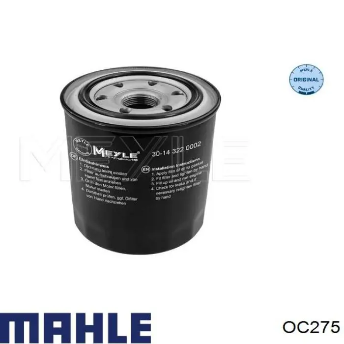 OC275 Mahle Original filtro de aceite