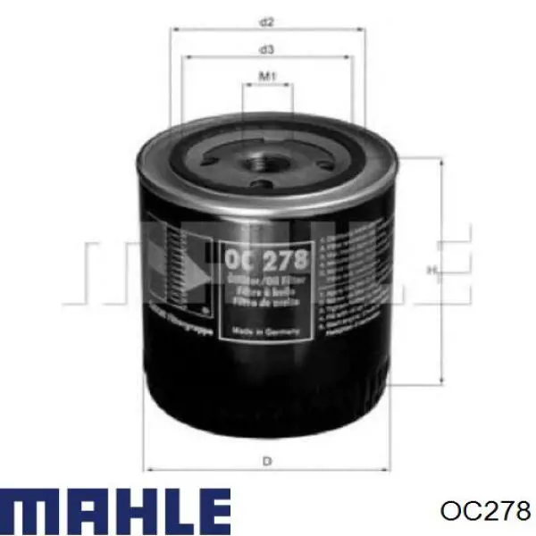 OC278 Mahle Original filtro de aceite