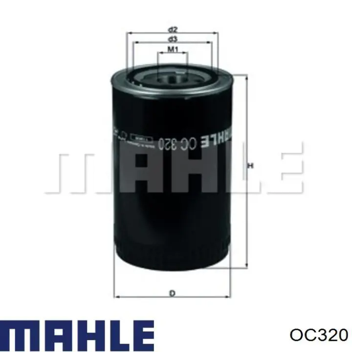 OC320 Mahle Original filtro de aceite