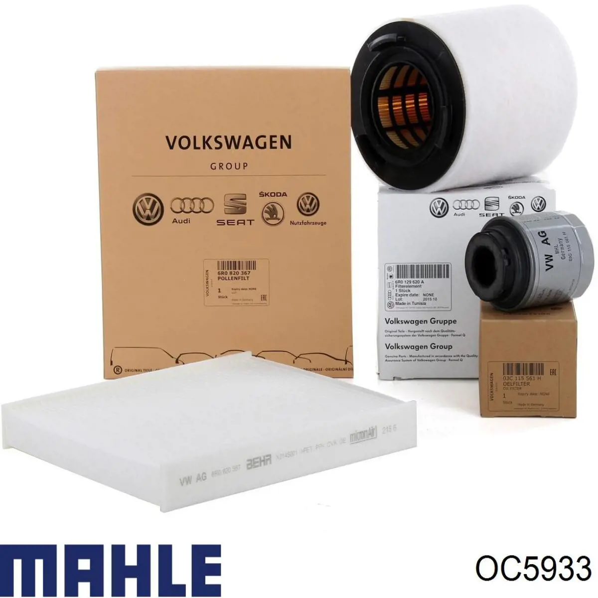 Filtro de aceite motor Mahle Original OC5933