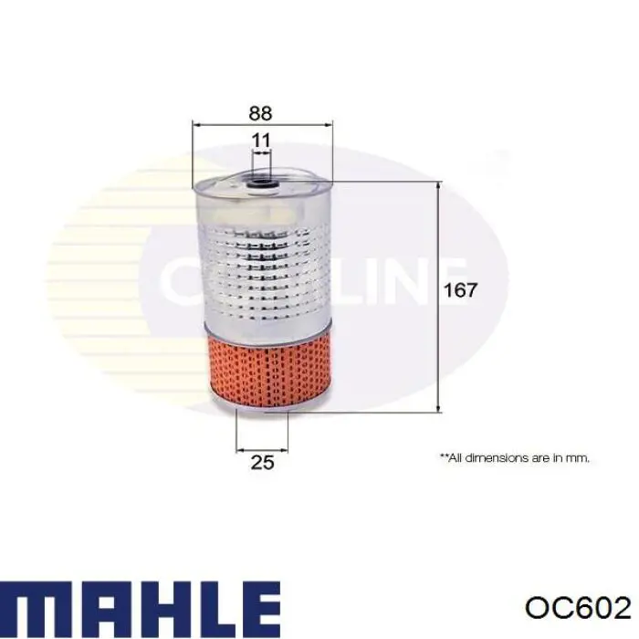 Comprar OC602 Mahle Original Filtros de aceite