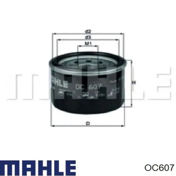 OC607 Mahle Original filtro de aceite